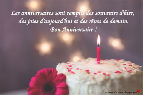 22 textes et messages danniversaire